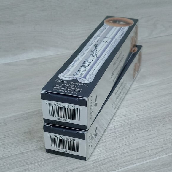 Tarte Lights, Camera, Lashes Platinum Mascara | Full Size 0.31/ 9ml | Lot of 2 - Picture 5 of 6